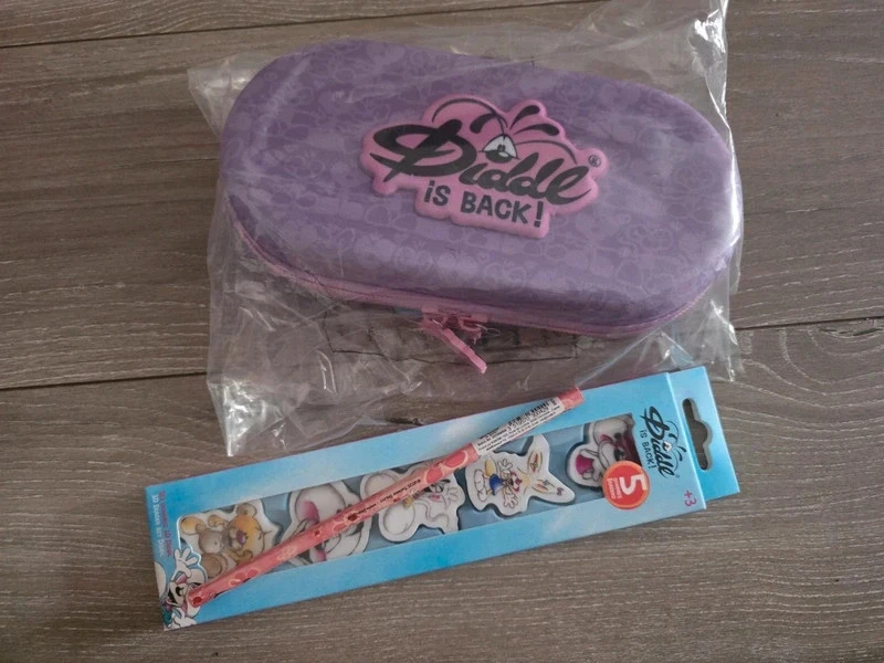 Trousse rigide dite 3D Diddl is Back ! Violet